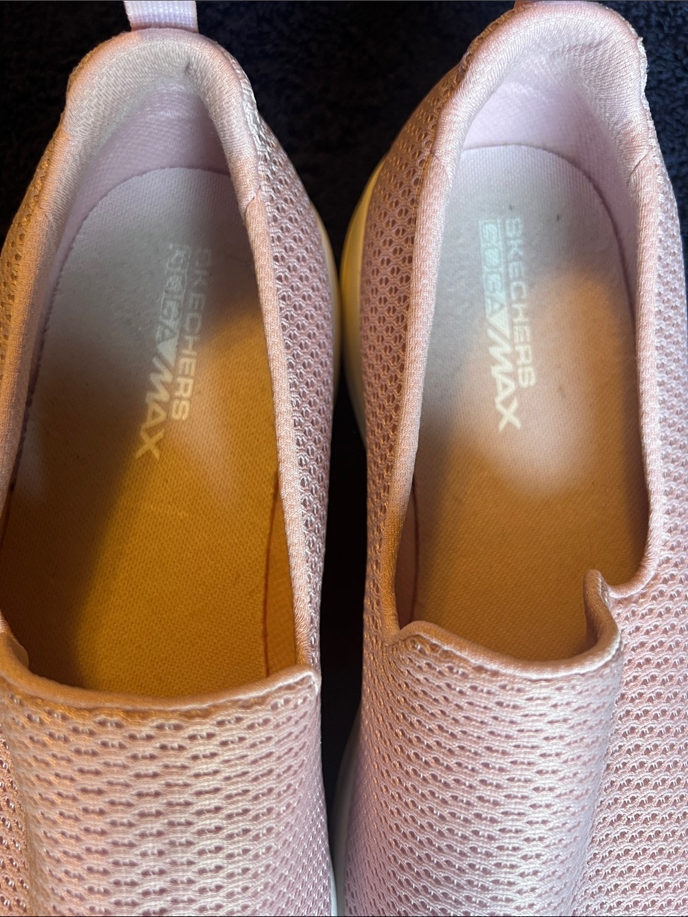 Skechers Women's Light Pink Slip-On GOwalk Max Sneakers size 10 - Picture 11 of 13